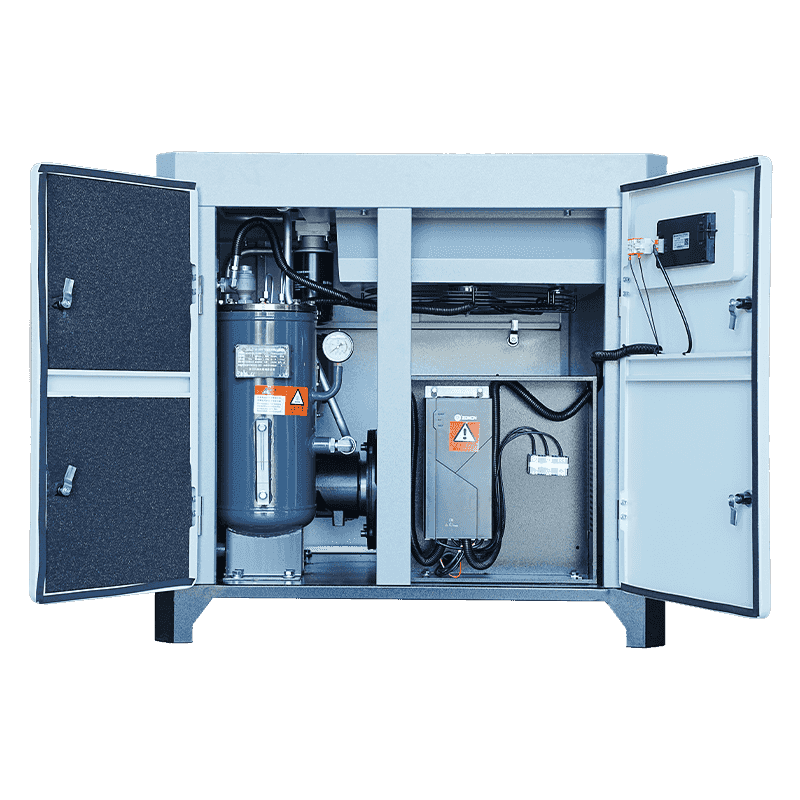 Compresor de una sola etapa de doble tornillo Micro-oil de 20 HP